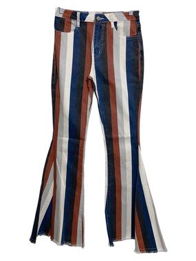 Saints and Hearts Jeans Womens Medium Denim Bell Bottoms Flare Festival Retro